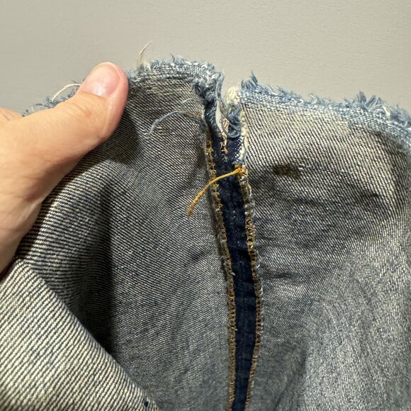 Levi's VTG Jeans 517 Big E Orange Tab Patches Bootcut 1969-1971 Talon Zip 32x34 - Picture 8 of 16